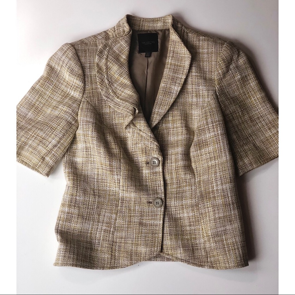 The Limited tweed short sleeve Jacket